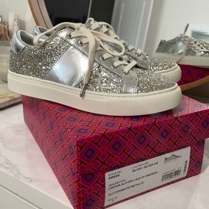 Tory Burch Silver Sneaker